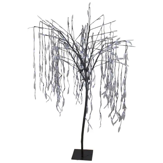 Northlight LED Lighted Willow Tree Outdoor Christmas Decoration - 6' - Pure White Lights {1}