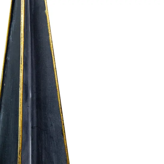 Northlight Triangular Christmas Tree Decoration - 15" - Blue and Gold {5}