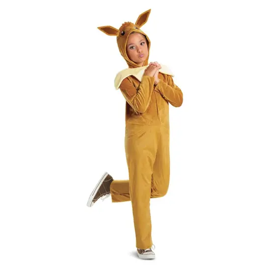 Pokemon Eevee Child Costume Jumpsuit {1}