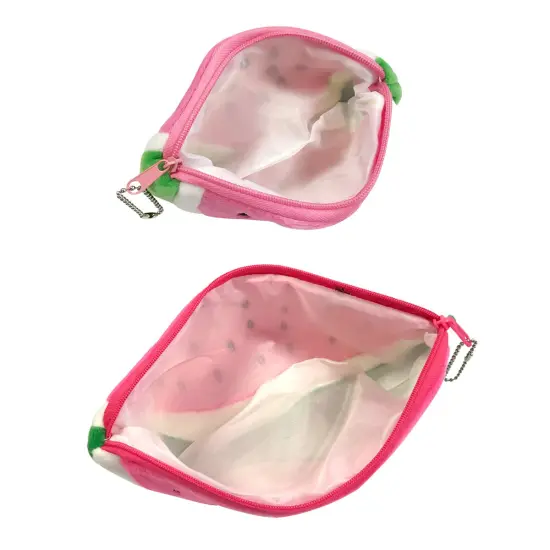 Wrapables Fruity Pencil Case and Pouch (Set of 2) Pink Watermelon {2}