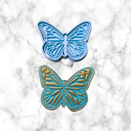 Butterfly Cookie cutter and Stamps {1}