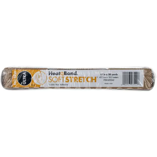 HeatnBond Ultra Soft Stretch Iron-On Adhesive-17"X20yd {3}