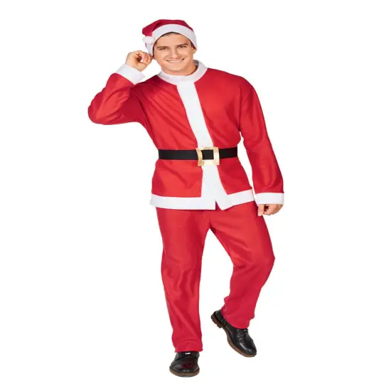 Northlight Men's White and Red Santa Claus Christmas Costume Set - Standard Size {3}
