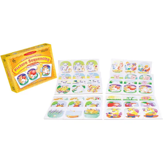 Carson Dellosa What Happens Next? Picture Sequence for Kids Games, 3-Scene Sequencing Puzzles, Pre-Reading and Phonics Preschool Learning Activities for Toddlers Ages 3+ {4}