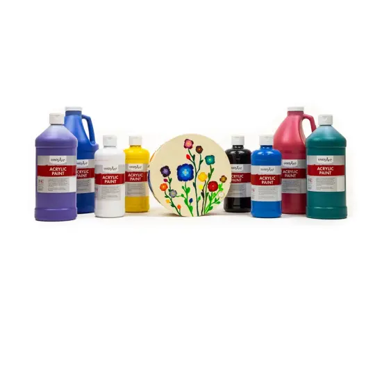 Acrylic Paint Half Gallon, Brite Red {2}