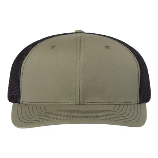 Richardson&reg; R-Flex Adjustable Trucker Cap Loden Green/ Black {1}