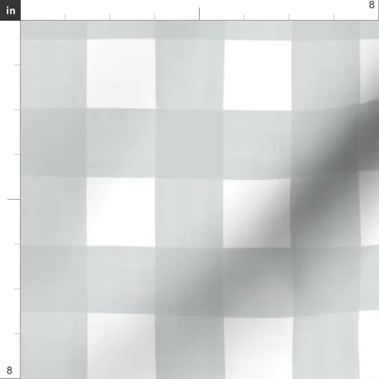 Various Fabrics by the Yard or Fat Quarter Buffalo Gingham Check Picnic Plaid Neutral Cottage Custom Printed Fabric by Spoonflower {4}