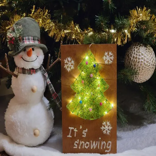 Creative Kit/String Art Christmas tree {2}