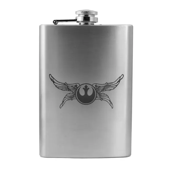 8oz Rogue Wings Stainless Steel Flask {1}