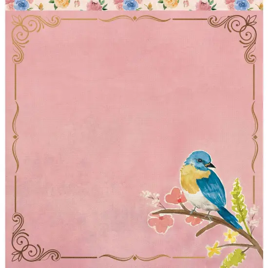 K&Company Antique Garden Double-Sided Paper 12"x12"-Frames {3}