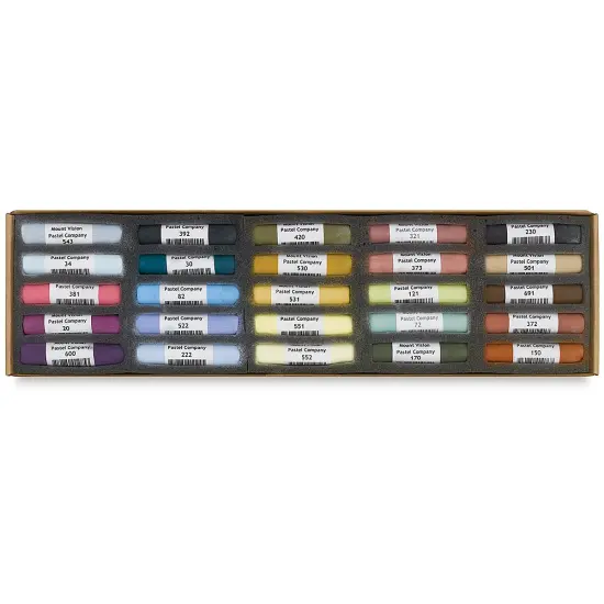 Mount Vision Soft Pastel Set - Workshop Supplement, Set of 25 {1}