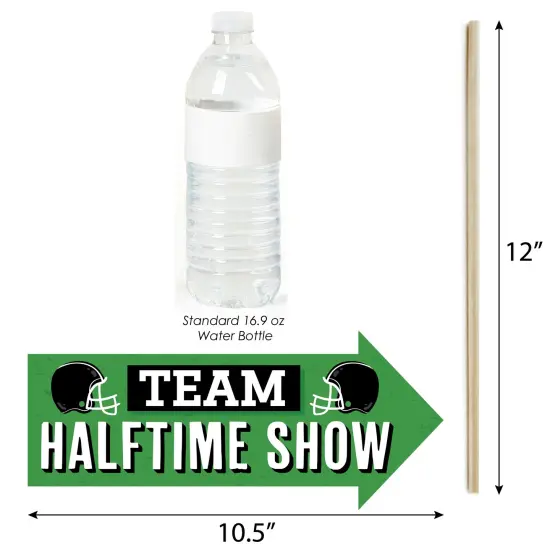 Big Dot of Happiness Funny The Big Game - Football Party Photo Booth Props Kit - 10 Piece {4}