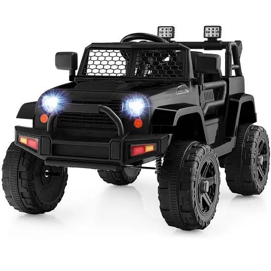 Costway 12V Kids Ride On Truck Car Electric Vehicle Remote w/ Music & Light {7}