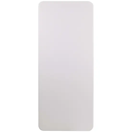 Emma and Oliver 6-Foot Plastic Folding Table Granite White {4}