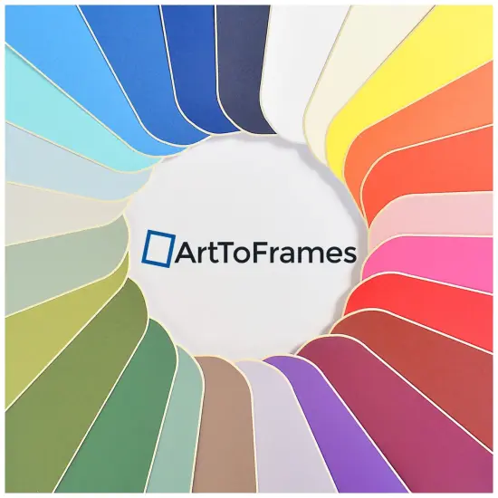 ArtToFrames 18x24 Inch Custom Mat with Opening for 14x20 Inch Picture, 60+ Colors, Frame Not Included {4}