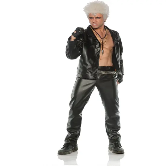 Men's 80s Punk Rock Band Rebel Costume {1}