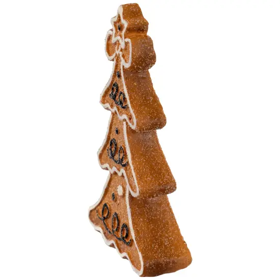 Northlight 6.25" Frosted Gingerbread Christmas Tree Figurine Brown {6}
