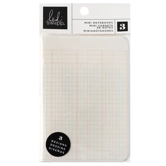 Heidi Swapp Set Sail Mini Blank Notebooks-3/Pkg {1}