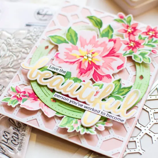 Pinkfresh Studio Hot Foil Plate-Phrase Builder: Hello Hot Foil {4}