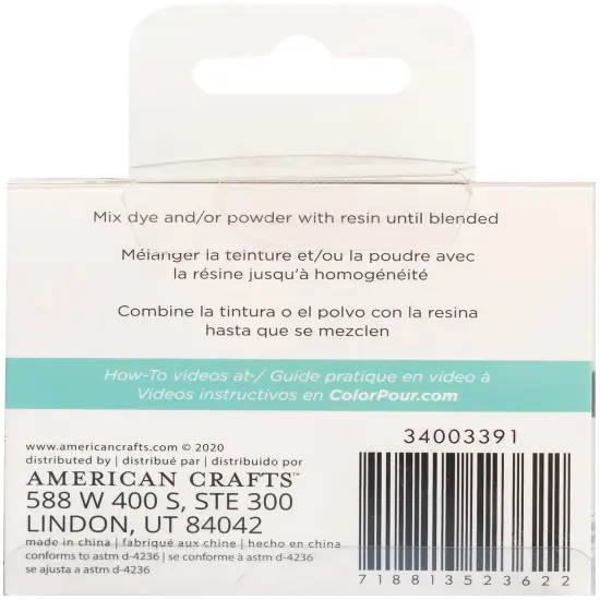 American Crafts Color Pour Resin Colorant Pack 4/Pkg {3}