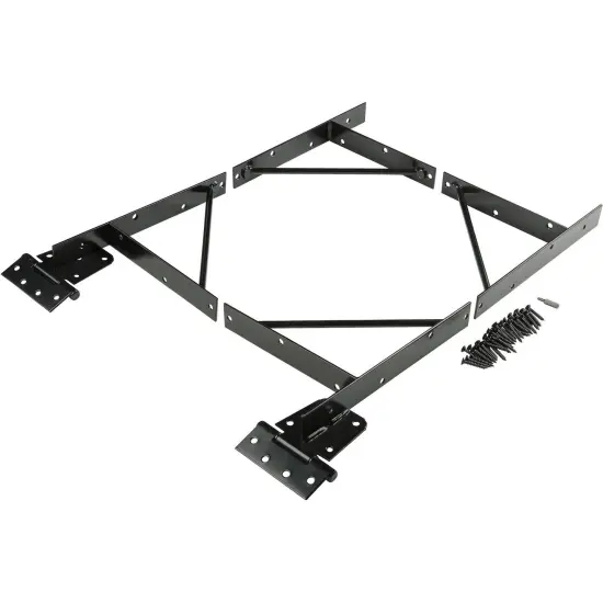 National Hardware - 874 Anti-Sag Gate Kit - Black {1}