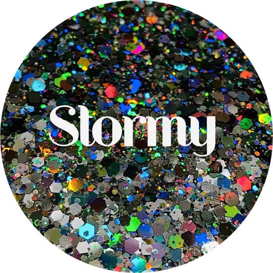 Polyester Glitter - Stormy by Glitter Heart Co.&trade; {1}