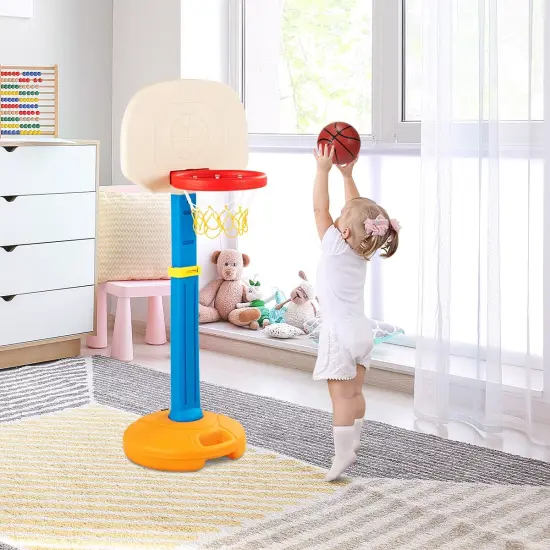 Multi-color Children Basketball Hoop Stand Ideal for Outdoor Use {3}
