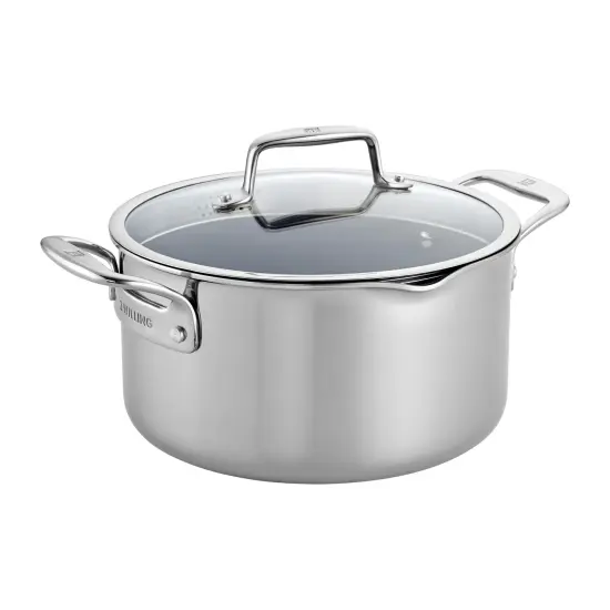 ZWILLING Clad CFX 6-qt Stainless Steel Ceramic Nonstick Dutch Oven {1}