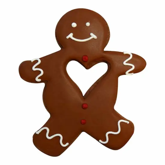 Gingerbread Boy Cookie Cutter (Brown, 5") {6}