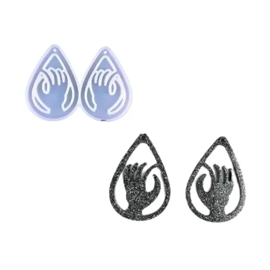 Haunted Halloween Dangle Earring Mold Bundle for UV Resin and Epoxy Resin {2}