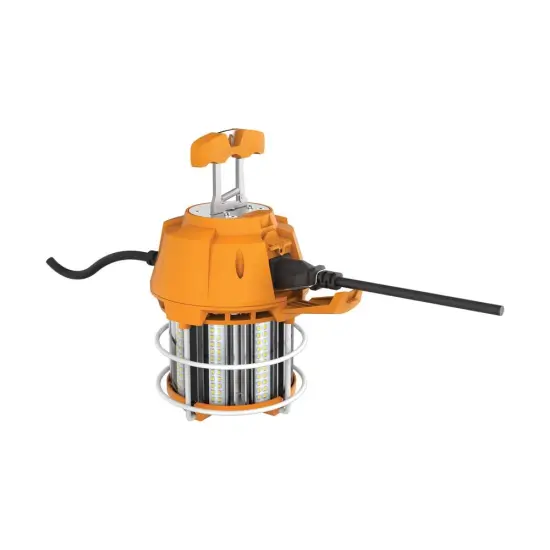 Satco 60w LED Hi-Lumen temporary Hi-Bay Caged lamp 5000K 120v Natural Light {3}