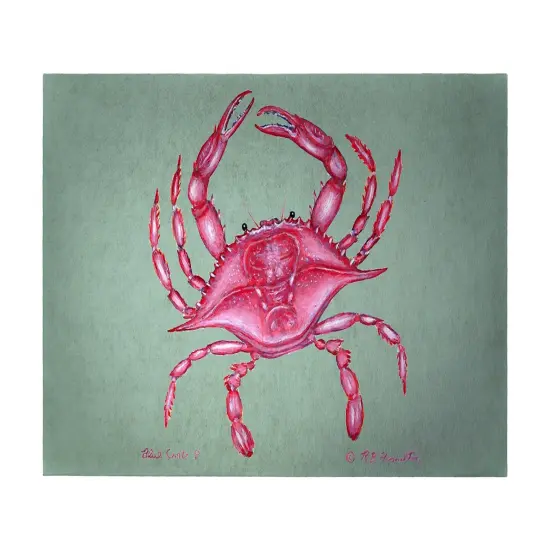 Betsy Drake Pink Crab 30 Inch By 50 Inch Comfort Floor Mat {1}