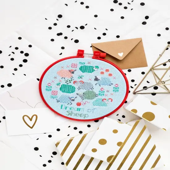 Cross-stitch kit Sheep going to sleep {1}