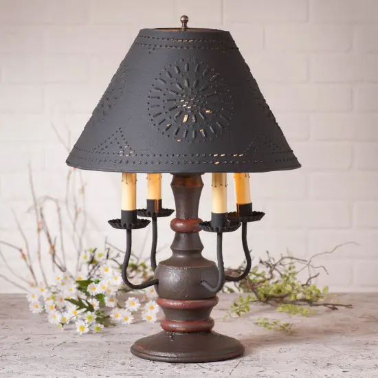 Cedar Creek Lamp in Expresso with Shade {3}