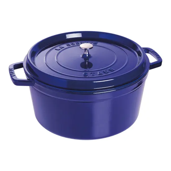 STAUB Cast Iron 9-qt Round Cocotte {1}