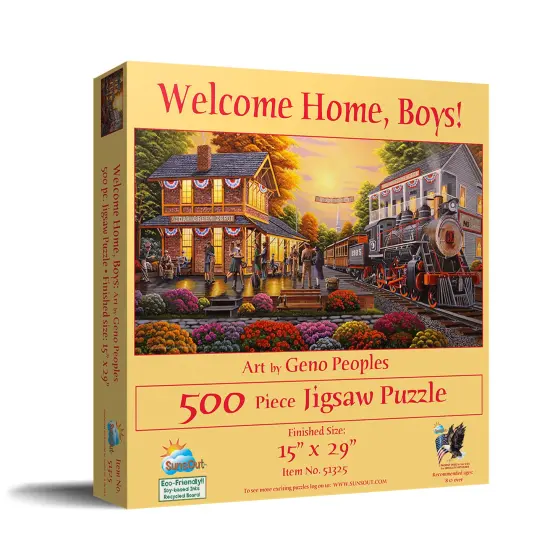 Sunsout Welcome Home Boys 500 pc Jigsaw Puzzle 51325 {3}