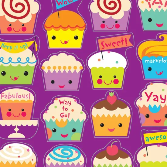 Cupcake Scented Stickers, 80 Per Pack, 6 Packs {2}