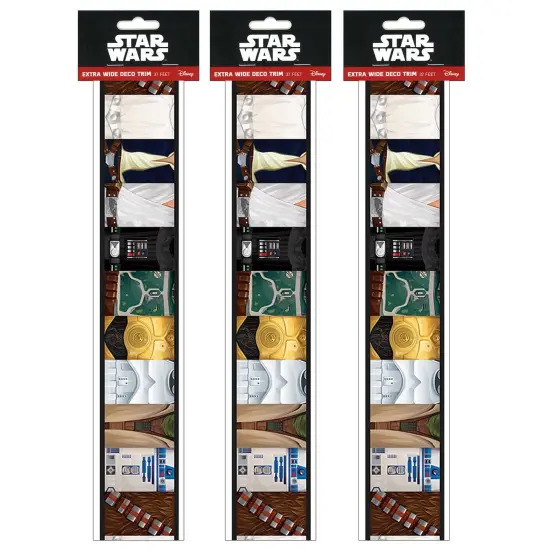 Star Wars&trade; Extra Wide Deco Trim&reg;, 37 Feet Per Pack, 3 Packs {1}