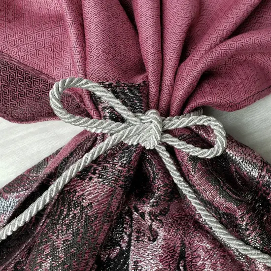 20 yards of Holly 3/8" Twisted Cord Trim | 20 yard cut Metallic Red {5}