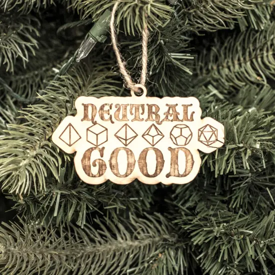 Ornament - Know Your Role - Alignment - Set of 9 - Raw Wood 2x4in {3}