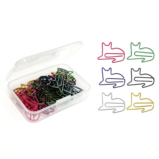 Wrapables Paper Clips Bookmarks for Office Home School (Set of 50) Hearts {7}
