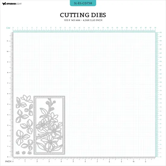 Studio Light Essentials Cutting Die-Nr. 738, Floral Frame {4}