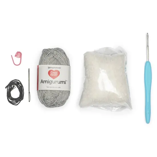 Red Heart Amigurumi Kit-Ross the Elephant {1}