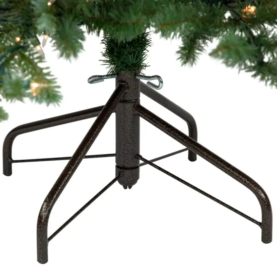 Northlight Real Touch&trade;️ Pre-Lit Medium Blue Spruce Artificial Christmas Tree - 6' - Clear Lights Green {7}