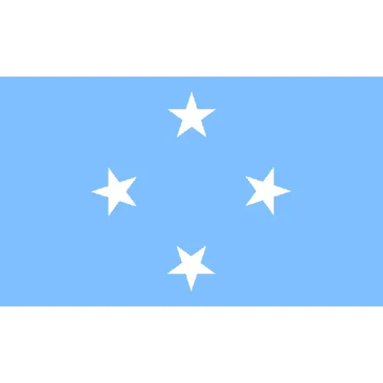 Micronesia Flag with Grommets 3ft x 5ft {1}