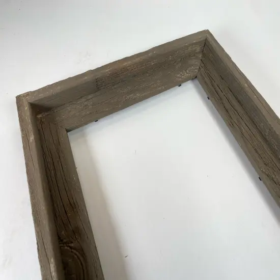 Rustic Farmhouse Signature Series 20 in. x 28 in. Reclaimed Wood Picture Frame Brown {2}