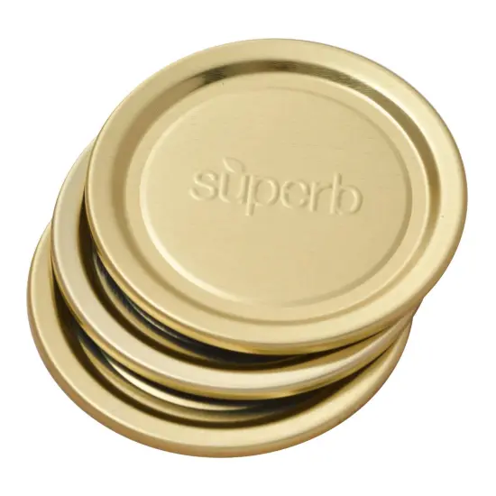 Superb Sealing Solutions Canning Lids, Mason Jar Regular Mouth Lid Toppers Fit Ball and Kerr Jars, 2.75 inch, 12 Count {5}