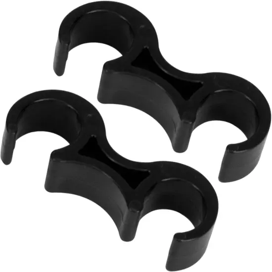 Emma and Oliver Plastic Ganging Clips - Set of 2 Black {1}