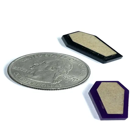 Coffin Stud Earring Silicone Mold 2 layers(B6) {5}