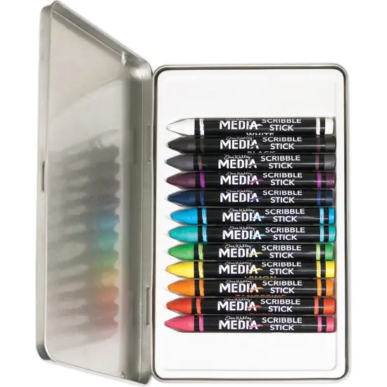 Dina Wakley Media Scribble Sticks 1-12/Pkg {2}